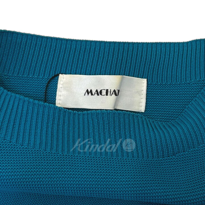楽天市場】【中古】MACHATTホールガーメントフォルムニット ブルー  