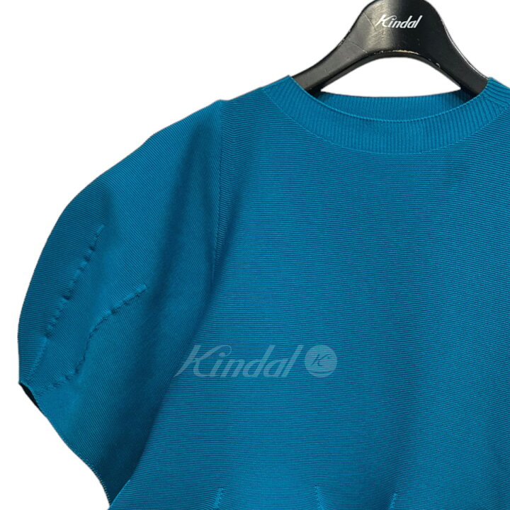 楽天市場】【中古】MACHATTホールガーメントフォルムニット ブルー  