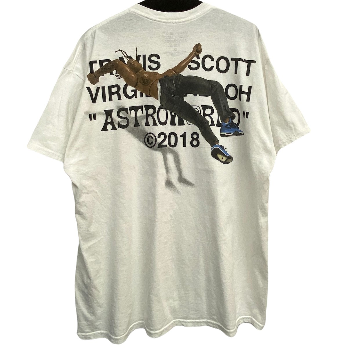 【中古】TRAVIS SCOTT Cactus Jack VIRGIL ABLOH　日本未発売Astroworld Thread  T-shirtバックプリントTシャツ ホワイト サイズ：XL 【010523】（トラヴィススコットカクタスジャック ヴァージルアブロー） |  ブランド古着のカインドオル