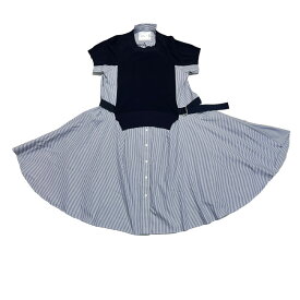 【中古】sacaiPre Cooton Knit Dress／SCW-067 ブルー サイズ：1