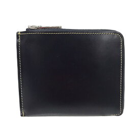 【中古】WHITEHOUSE COX　ブライドルレザー スリムジップウォレット SLIM ZIP WALLET ネイビー 【050523】（ホワイトハウスコックス）