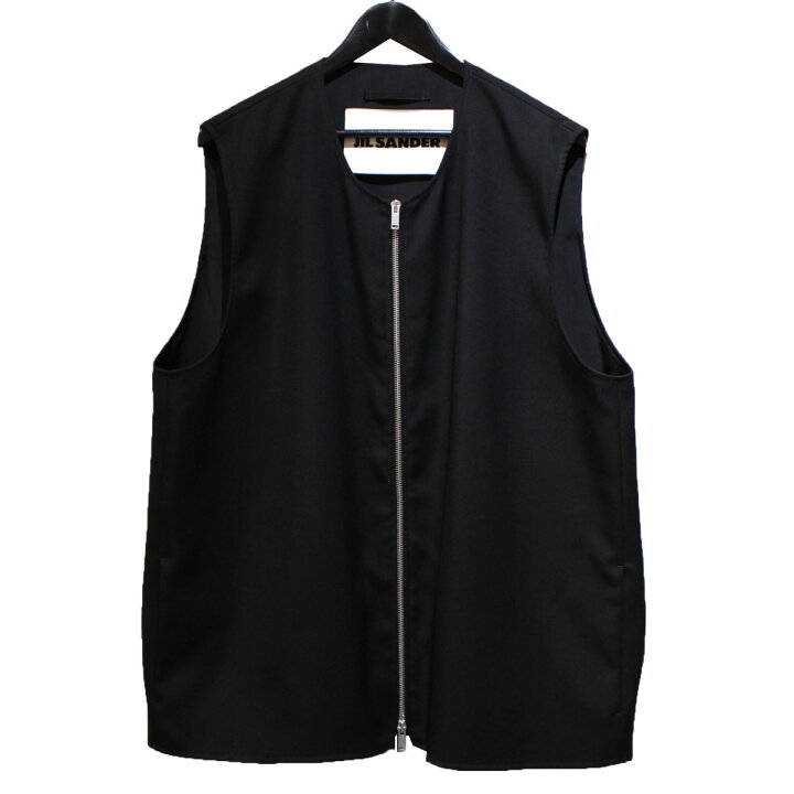 楽天市場】【中古】JIL SANDER 21AW ZIP VEST ジップベスト ジップ 