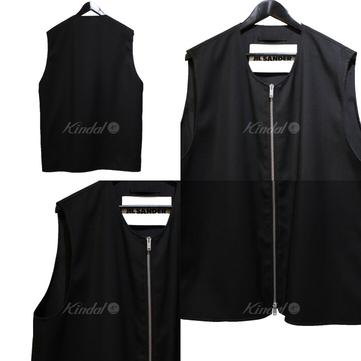 楽天市場】【中古】JIL SANDER 21AW ZIP VEST ジップベスト ジップ  