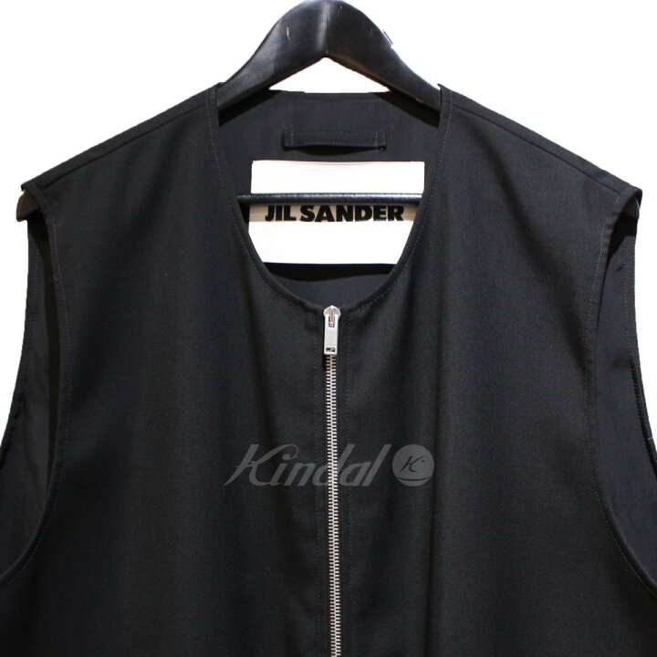 楽天市場】【中古】JIL SANDER 21AW ZIP VEST ジップベスト ジップ 
