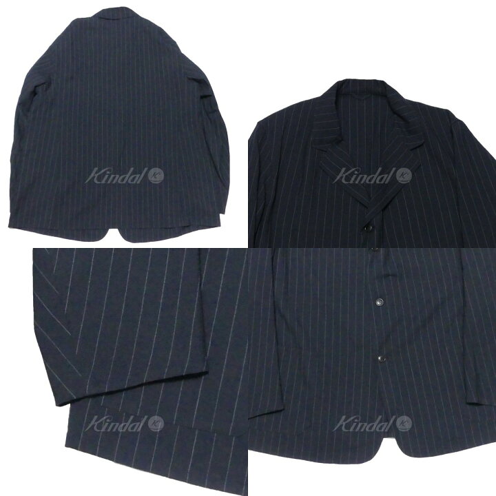 楽天市場】【中古】COMOLI 23SS ウール ストライプ 3B ジャケット 
