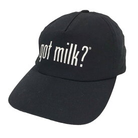 【中古】Got Milk?　ロゴキャップ ブラック サイズ：- 【060523】（ゴットミルク）