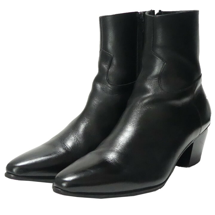 楽天市場】【中古】CELINE JACNO ジャクノ サイドジップ レザー ブーツ 