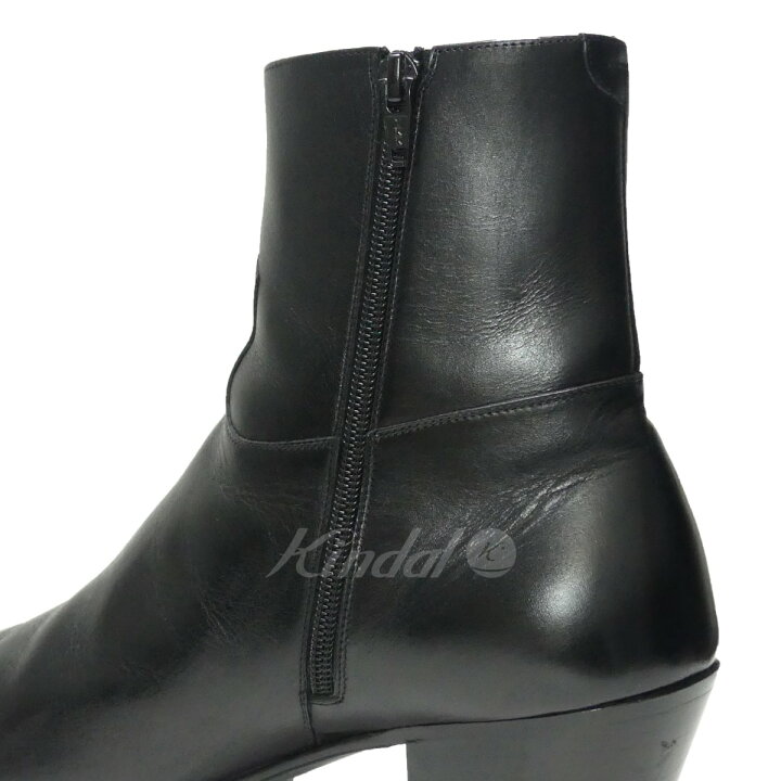 楽天市場】【中古】CELINE JACNO ジャクノ サイドジップ レザー ブーツ 
