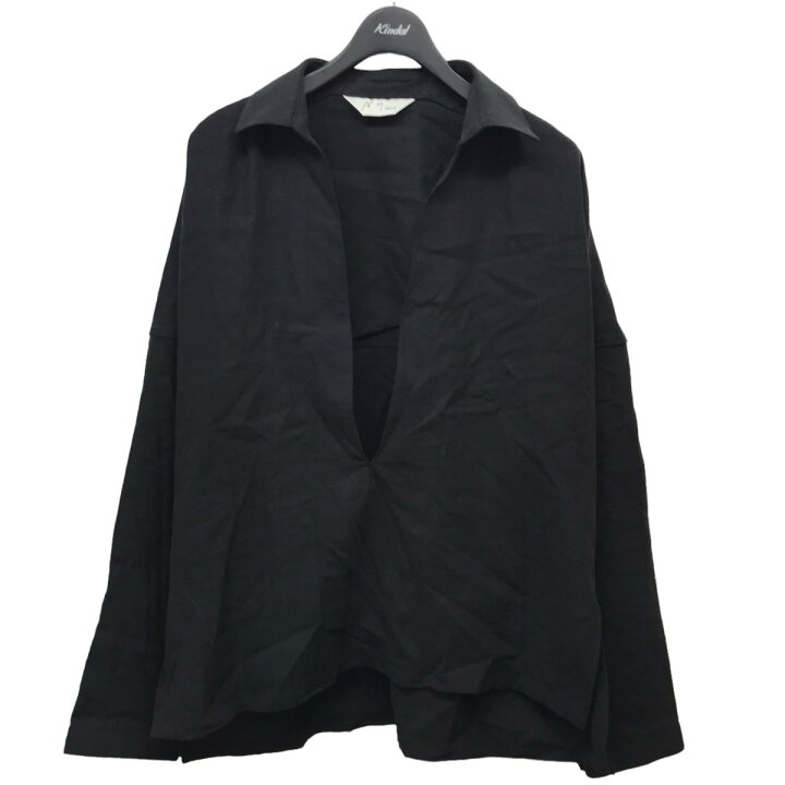 楽天市場】【中古】ANCELLM 23SS 「LINEN SILK PULLOVER SHIRT  