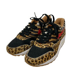 【中古】NIKE　ATMOS × NIKE AIR MAX 1 DLX ANIMAL PACK レオパード サイズ：24．5cm 【100523】（ナイキ）