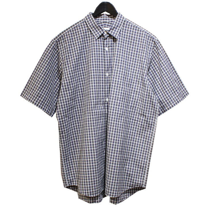 楽天市場】【中古】COMOLI 19SS ショートスリーブシャツ 半袖 タータン 