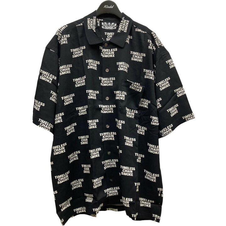 BUDSPOOL TCS PATTERN S/S SHIRT 黒Lサイズ 