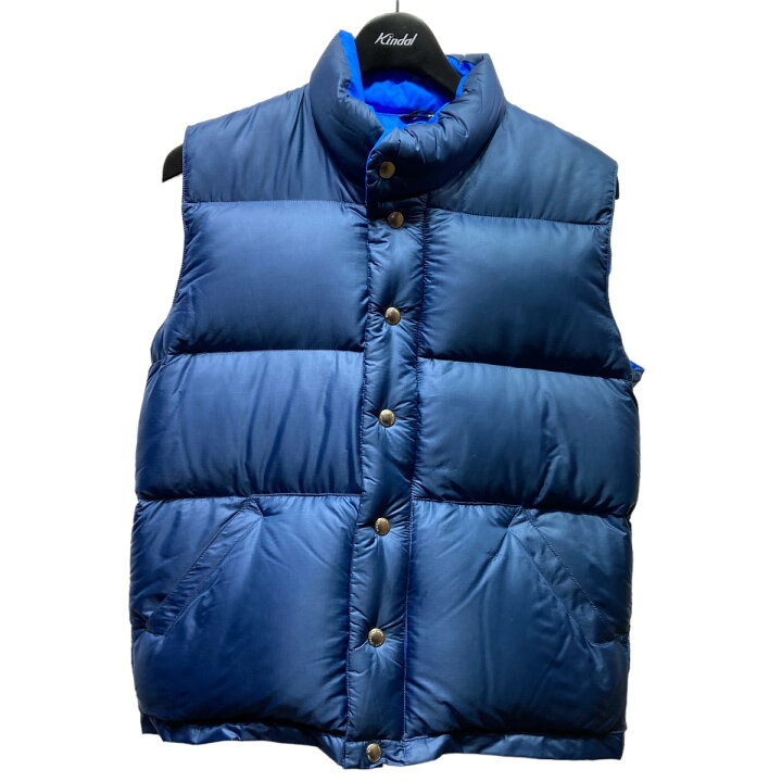 楽天市場】【中古】Crescent Down Worksダウンベスト ネイビー サイズ  
