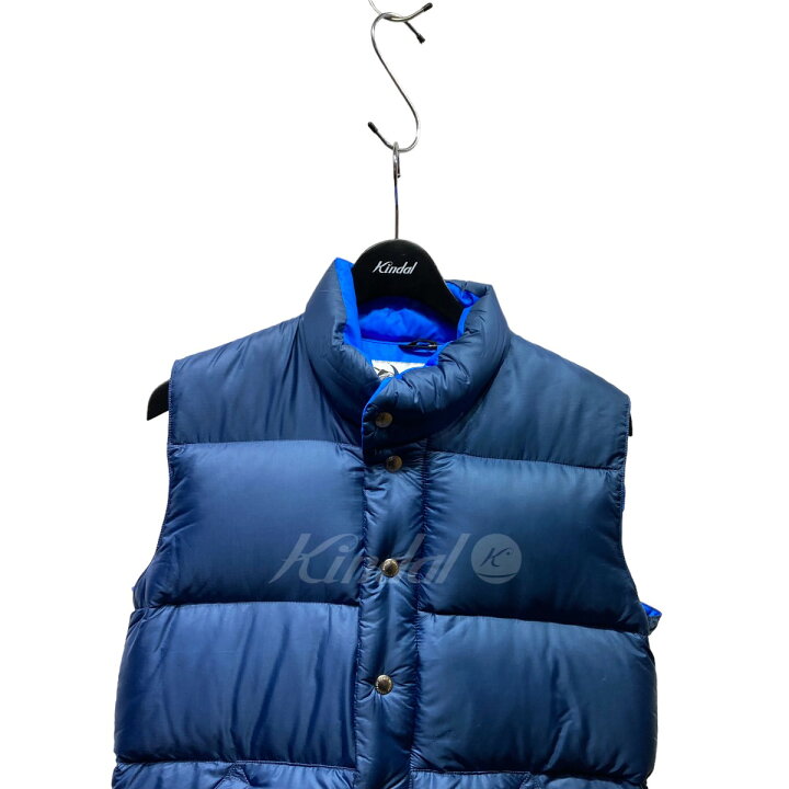 楽天市場】【中古】Crescent Down Worksダウンベスト ネイビー サイズ  