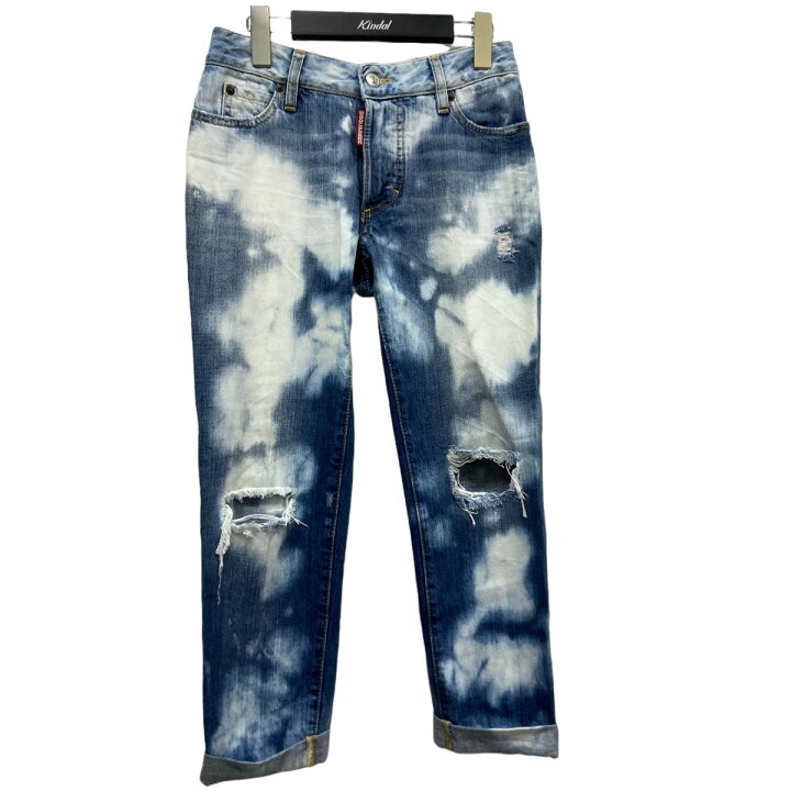 楽天市場】【中古】DSQUARED2ブリーチダメージ加工デニムパンツ 