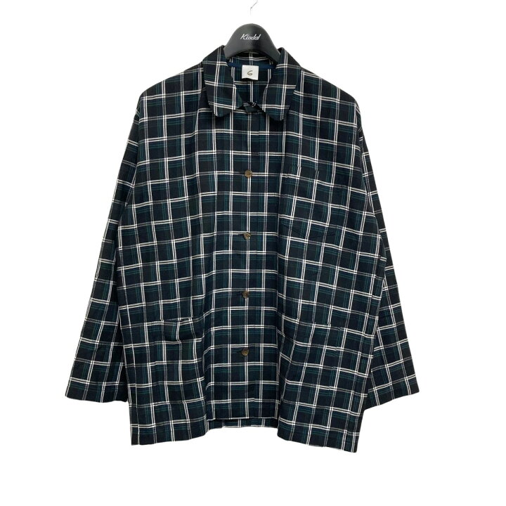 楽天市場】【中古】6(ROKU) BEAUTY＆YOUTH「CHECK SHIRT JACKET 