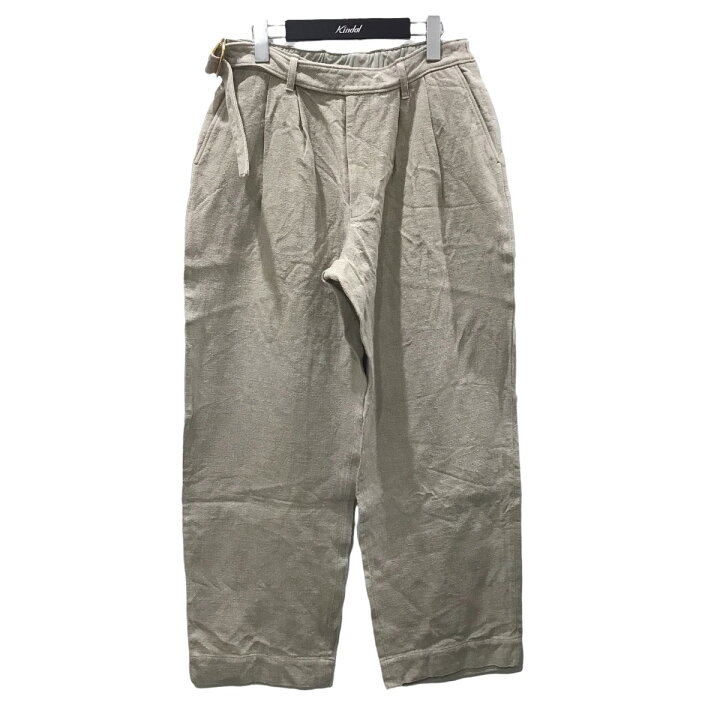 楽天市場】【中古】CAPERTICAリネンベルトワイドパンツ Linen Belted 