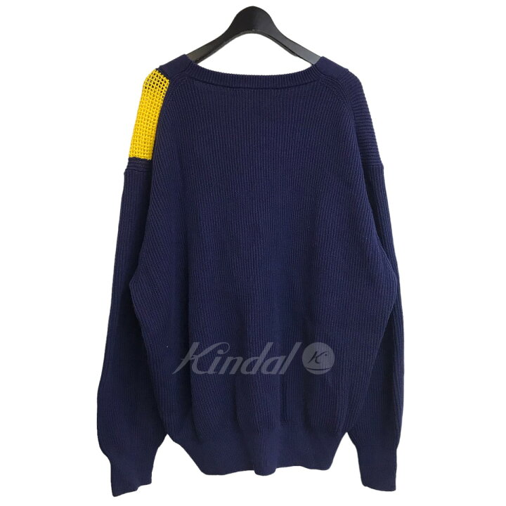 楽天市場】【中古】TOGA VIRILISロゴリブカーディガン ネイビー サイズ 