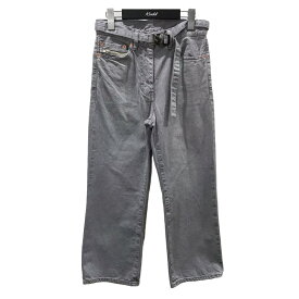 【中古】sacaiブーツカットデニムパンツ Boot Cut Denim Pants グレー サイズ：0【価格見直し】
