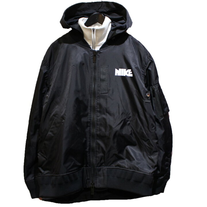 楽天市場】【中古】sacai × NIKE Layered Bomber Jacket レイヤード 