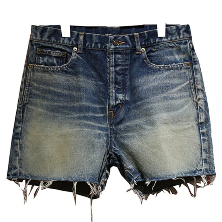 楽天市場】【中古】SAINT LAURENT PARISカットオフ ダメージ デニム 