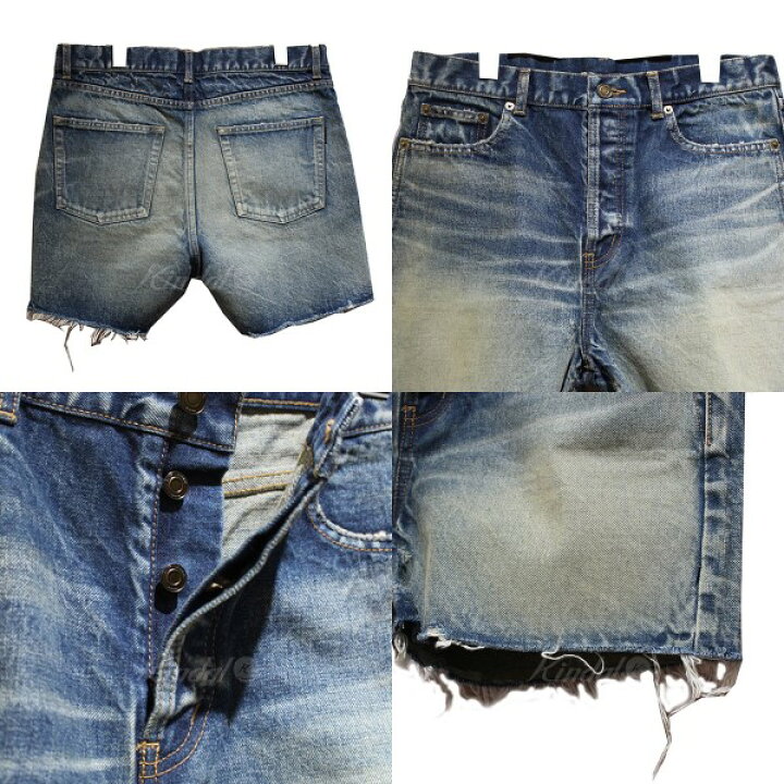 楽天市場】【中古】SAINT LAURENT PARISカットオフ ダメージ デニム  