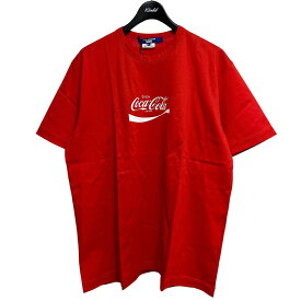 【中古】JUNYA WATANABE MAN2023SS 綿度詰天竺プリント（Coca-Cola)Tシャツ レッド サイズ：L【価格見直し】