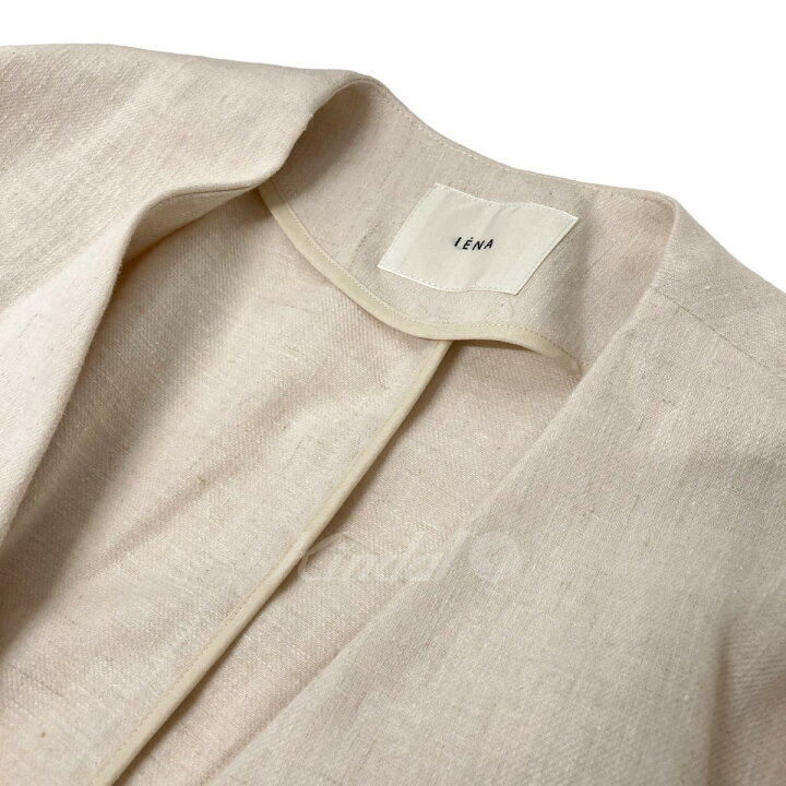 楽天市場】【中古】IENA 麻／PLノーカラージャケット 19-010-900-4400  