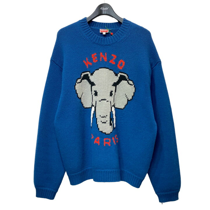 楽天市場】【中古】KENZO 「Blu Kenzo elephant jacquard pullover 