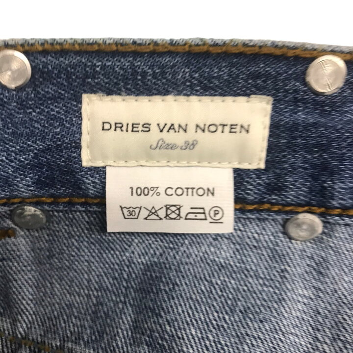 楽天市場】【中古】DRIES VAN NOTEN タックワイドデニムパンツ 
