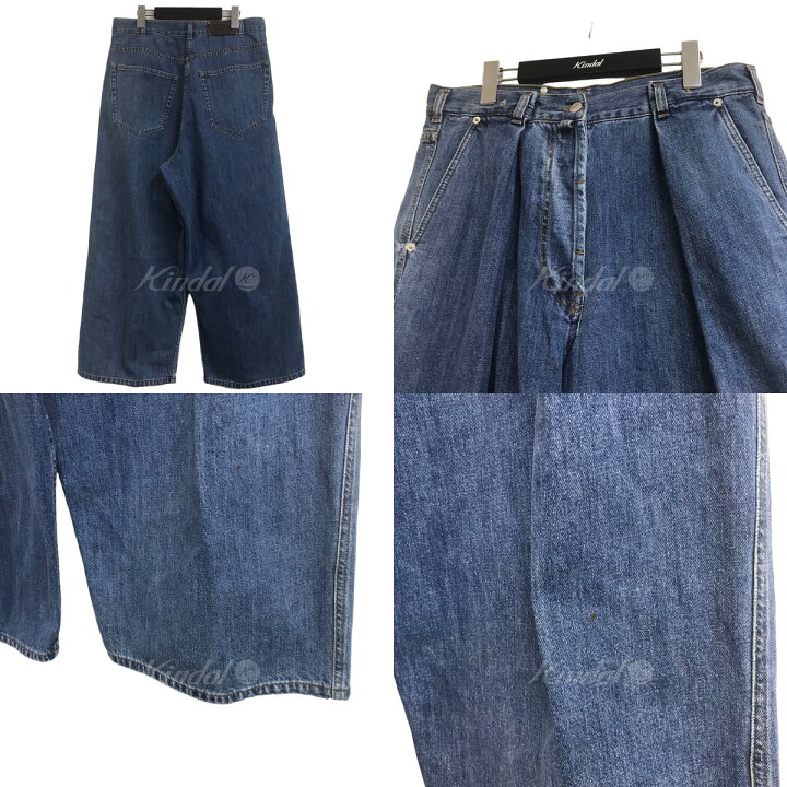 楽天市場】【中古】DRIES VAN NOTEN タックワイドデニムパンツ 