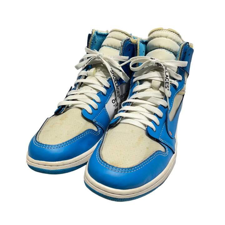 楽天市場】【中古】Off-White x NikeAir Jordan 1 High UNC White Dark 