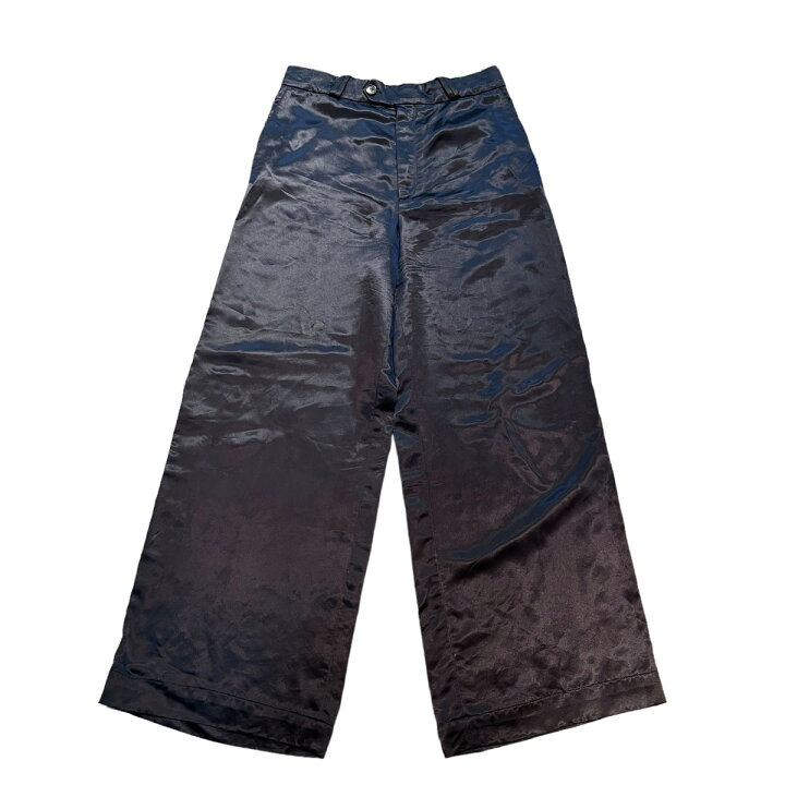 楽天市場】【中古】ACNE STUDIOS サテンワイドパンツ ネイビー サイズ 