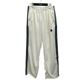 【中古】JieDa　STUDIOUS別注 5 STRIPE JERSEY PANTS トラックパンツ ホワイト×グリーン サイズ：1 【190523】（ジエダ）