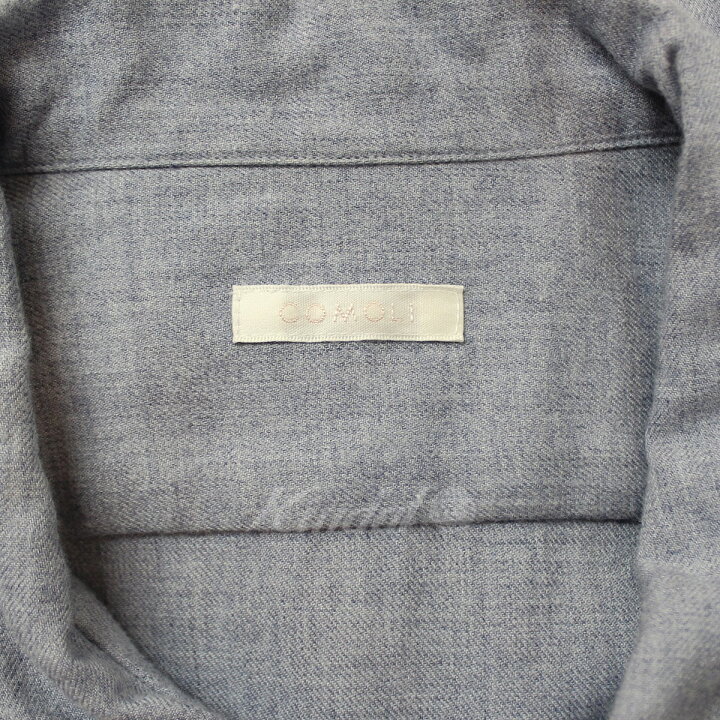 楽天市場】【中古】COMOLI 22AW コットンカシミヤ オープンカラー 