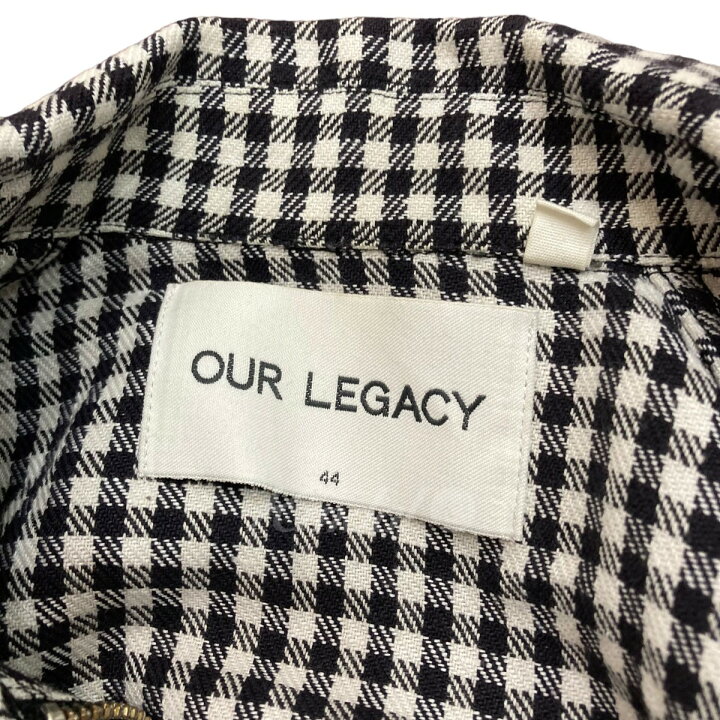 楽天市場】【中古】OUR LEGACY ギンガムチェックジップリネン 