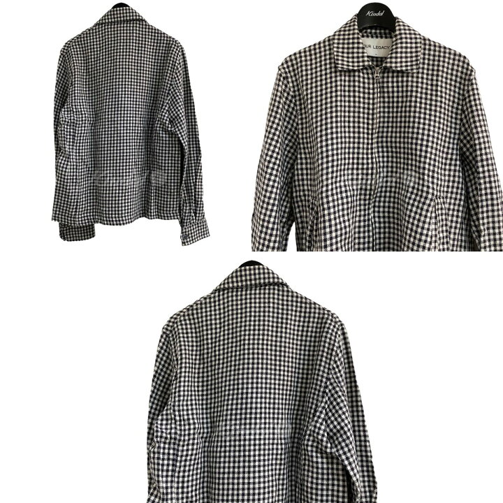楽天市場】【中古】OUR LEGACY ギンガムチェックジップリネン 