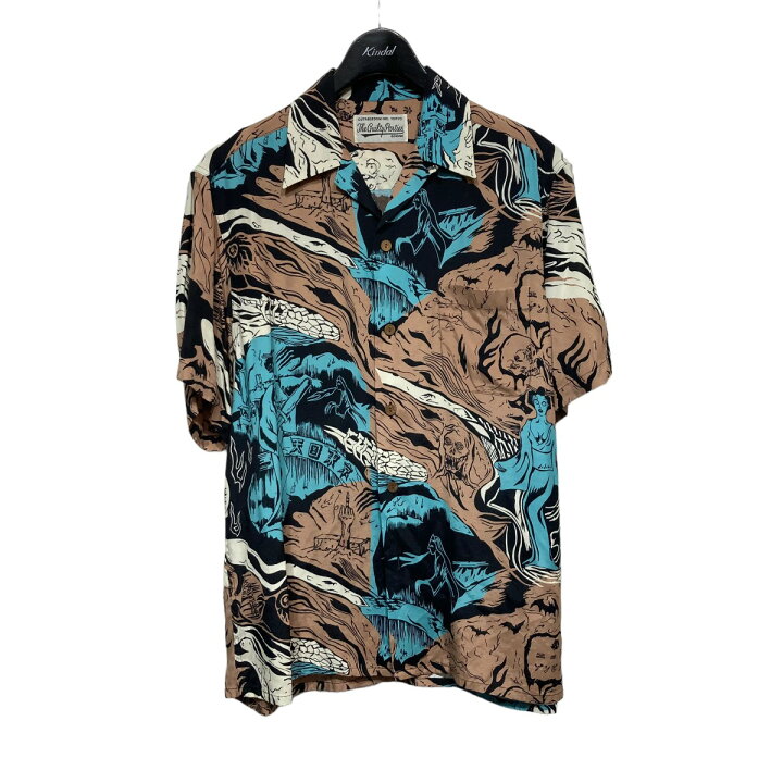 楽天市場】【中古】WACKO MARIA 天国東京吉原ホラー図 HAWAIIAN SHIRT 