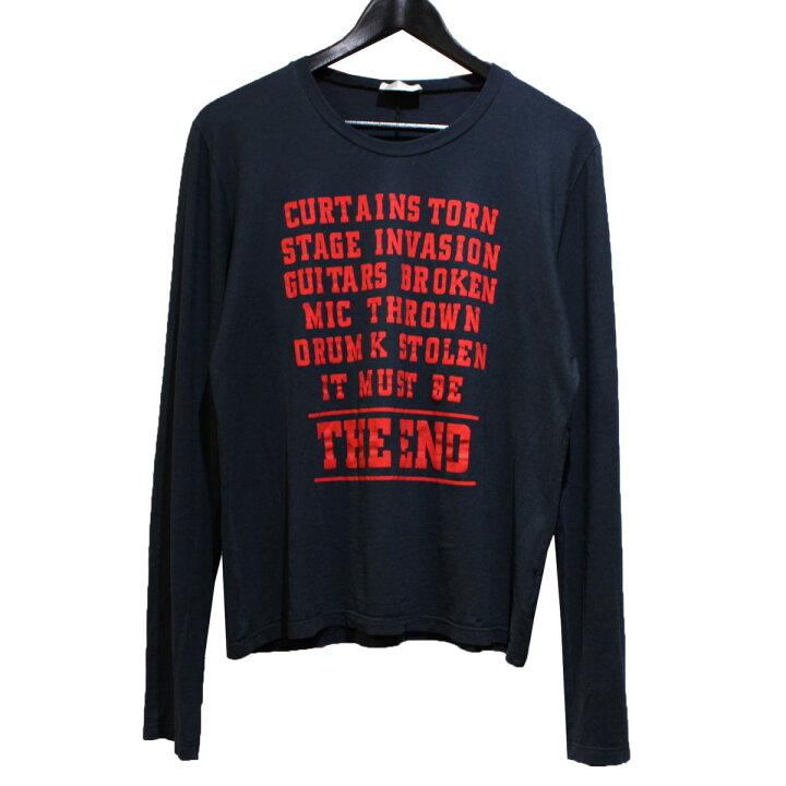 楽天市場】【中古】Dior Homme 05AW エディ期 THE END ロゴプリント T 