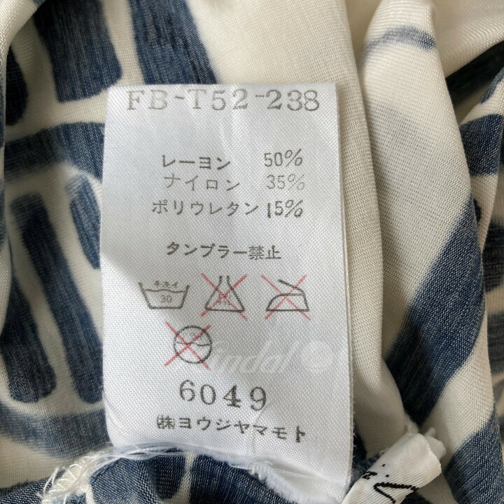 楽天市場】【中古】YOHJI YAMAMOTO FEMME セカンドスキン 03SS 水墨画 