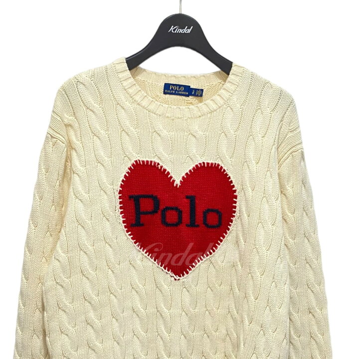 楽天市場】【中古】POLO RALPH LAUREN Poloハートケーブルニット  