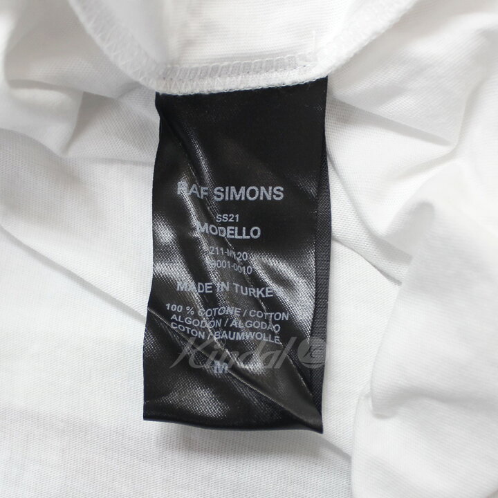 楽天市場】【中古】RAF SIMONS21SS Solitary Disorder Big Fit T-Shirt 