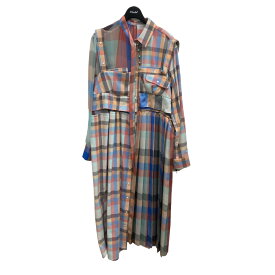 【中古】sacai22AW ワンピース 22-06204 マルチカラー サイズ：2【価格見直し】