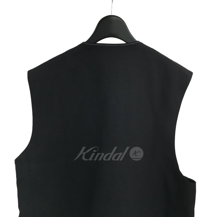 楽天市場】【中古】sulvam「GABARDINE 3 LAPEL VEST」 ベスト ブラック 
