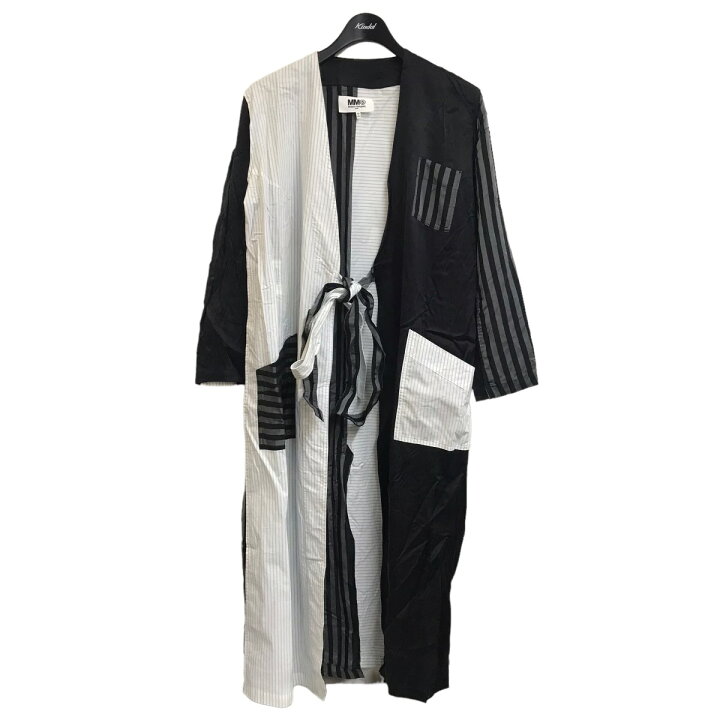 楽天市場】【中古】MM6 Maison Margiela切替ガウンコート ブラック  