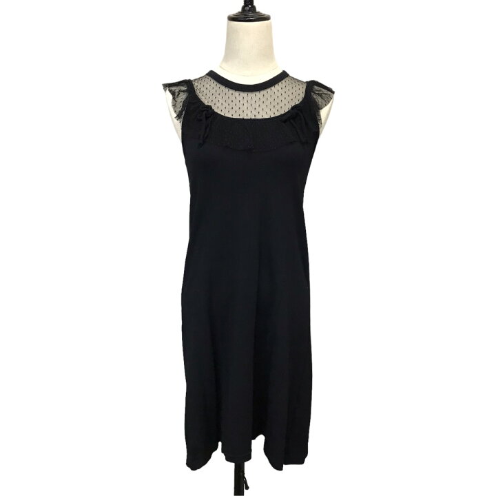 楽天市場】【中古】RED VALENTINO チュールノースリーブワンピース  