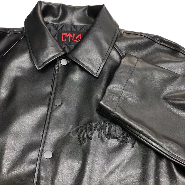 楽天市場】【中古】CVTVLIST22AW フェイクレザーコーチジャケット 