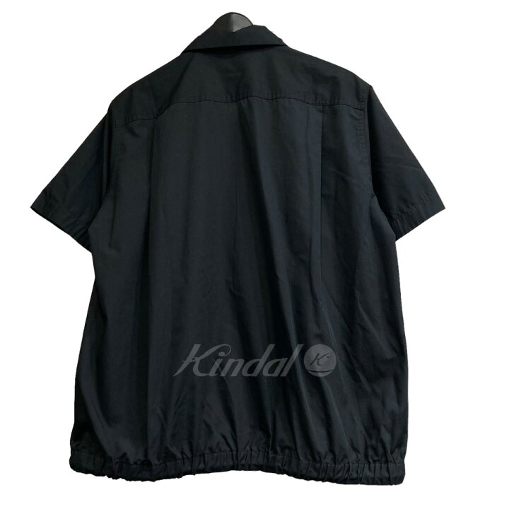 楽天市場】【中古】sacai 22-02942M ドローコード半袖シャツ ブラック 