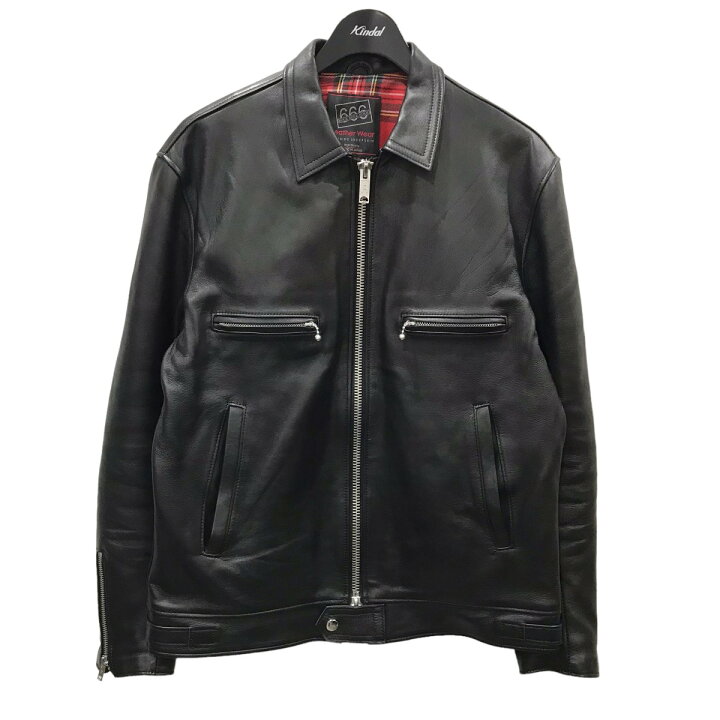 楽天市場】【中古】666 タイトフィット シングル ライダースジャケット 