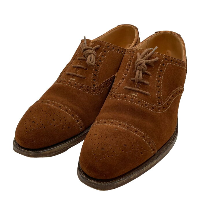 楽天市場】【中古】Crockett ＆ Jonesウィング チップ シューズ 